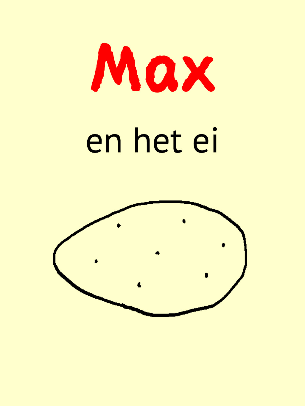 Max en het ei