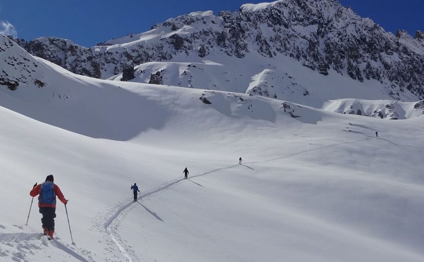 Ski touring in Vallée de la Clarée
