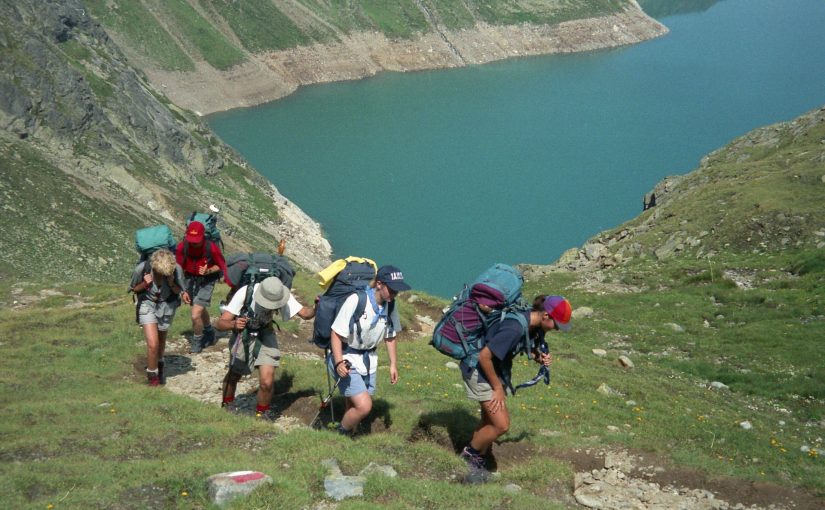Hiking tour in the Ötztaler Alps, Austria