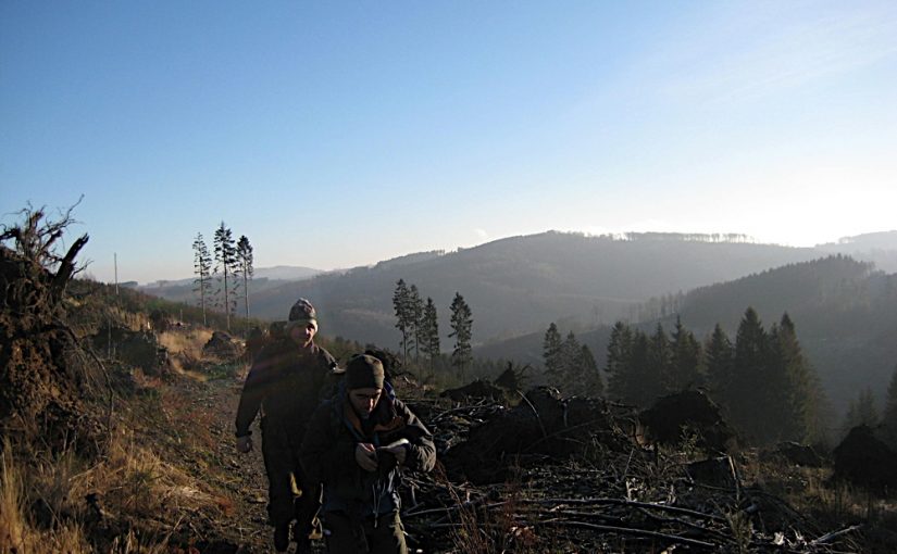 1st orienteering race in Germany